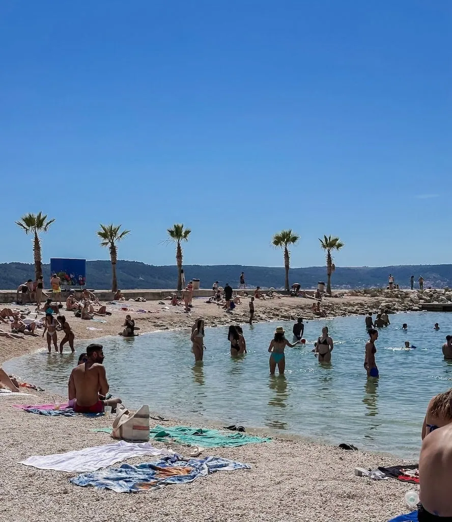 Kasjuni Beach; Split, Croatia