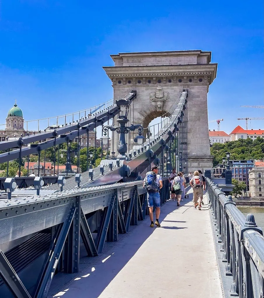 Széchenyi Chain Bridge; Budapest, Hungary