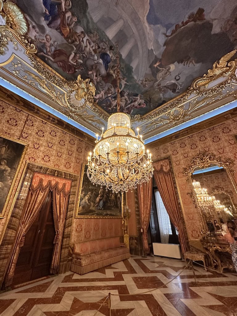 Inside Madrid Royal Palace; Madrid, Spain