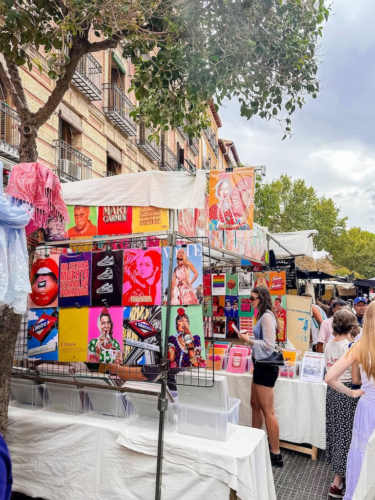 El Rastro Flea Market; Madrid, Spain