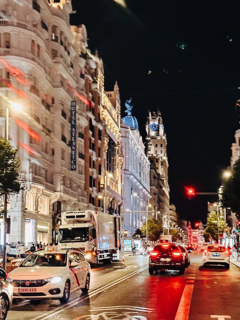 Gran Via; Madrid, Spain
