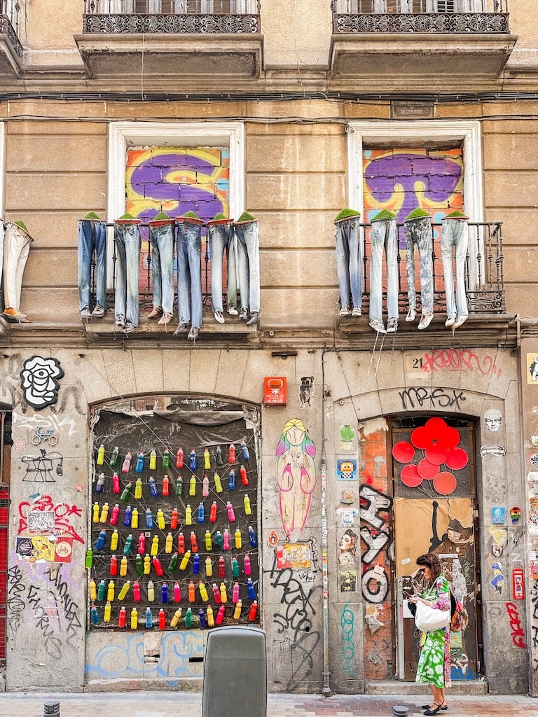 A wall in Malasaña; Madrid, Spain