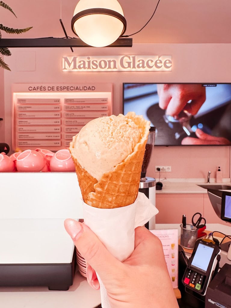 Gelato at Maison Glacée Madrid