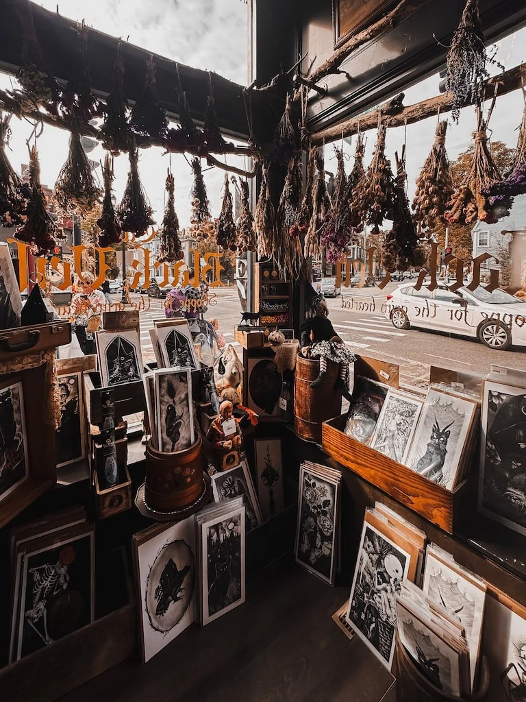 The Black Veil shop in Salem, MA