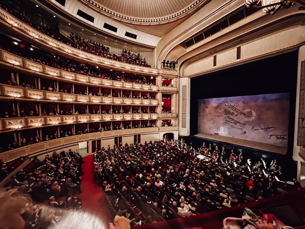 Inside the Vienna State Opera House; Vienna, Austria