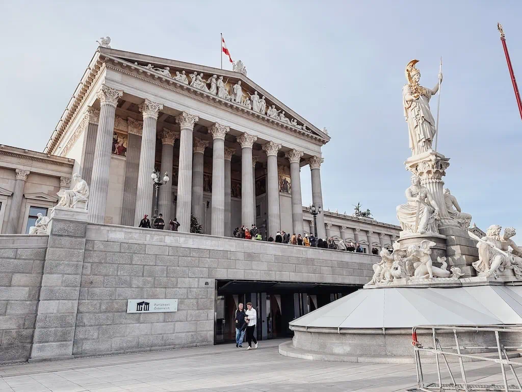 Austrian Parliament Building; Vienna, Austria