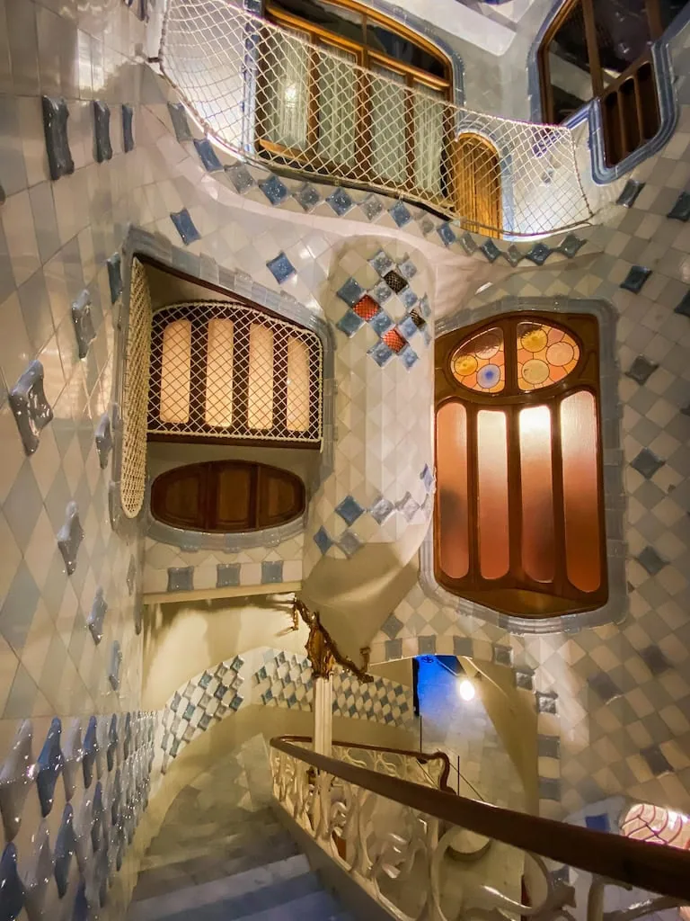Inside Casa Batlló; Barcelona, Spain