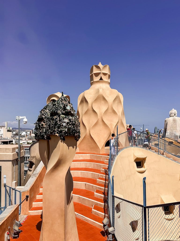 Rooftop of Casa Mila; Barcelona, Spain
