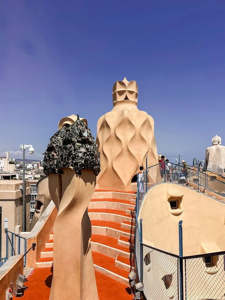 Rooftop of Casa Mila; Barcelona, Spain