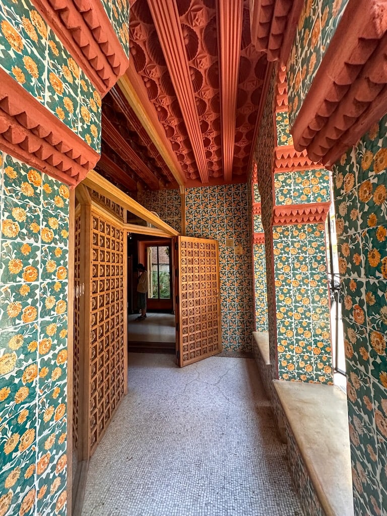 Inside Casa Vicens; Barcelona, Spain