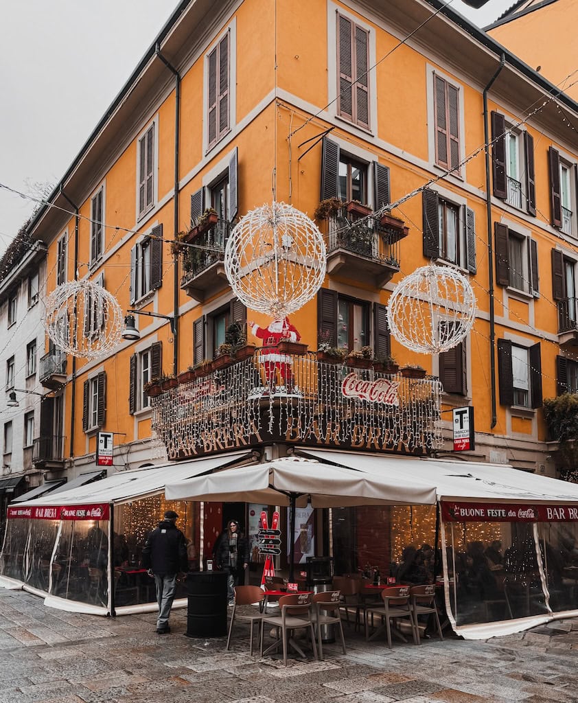 Christmas in Brera; Milan, Italy