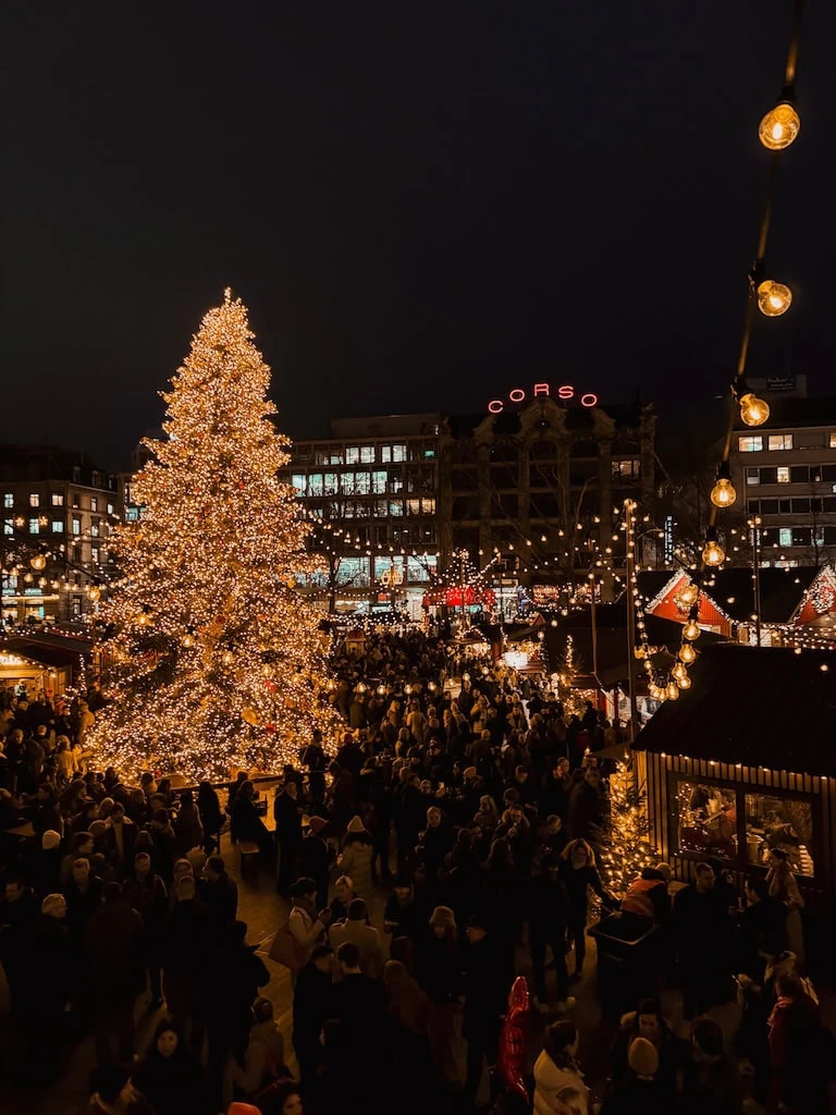 Wienachtsdorf at Sechseläutenplatz; Zurich, Switzerland