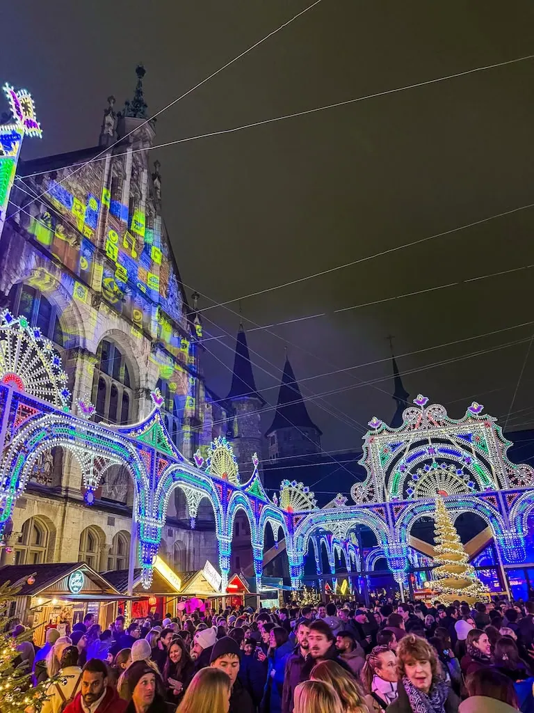 Outside at the Illuminarium market; Zurich, Switzerland