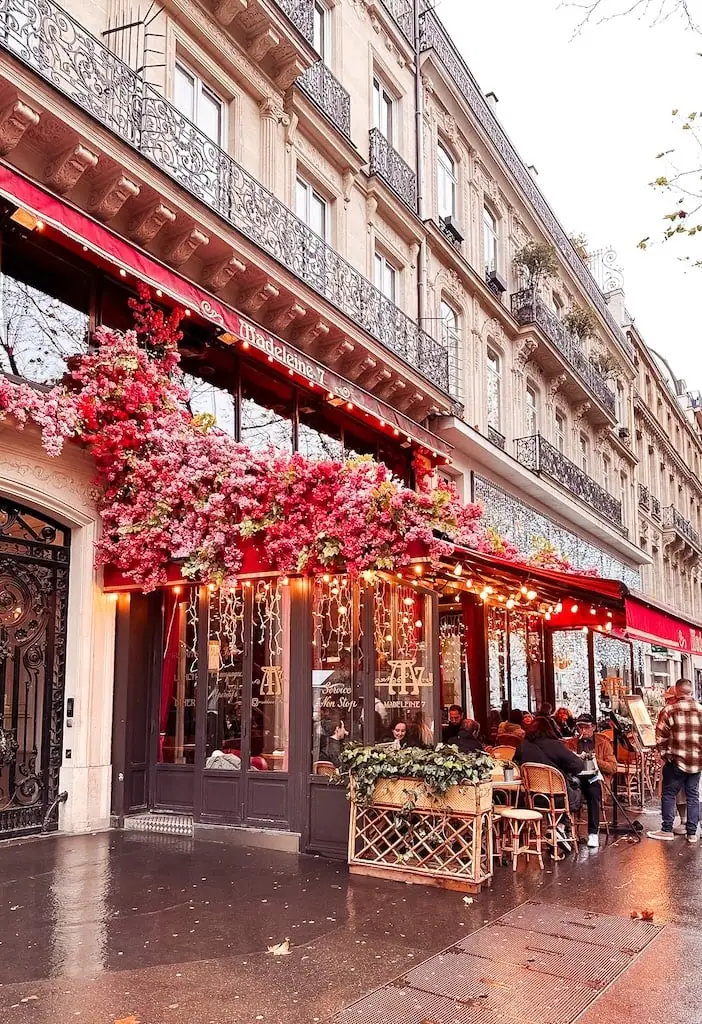A French cafe in Paris, France