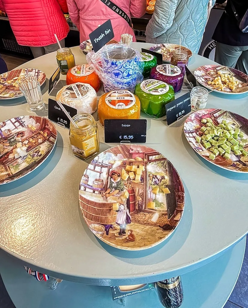 Cheese tasting at Henri Willig Cheese Shop in Giethoorn Village, Netherlands