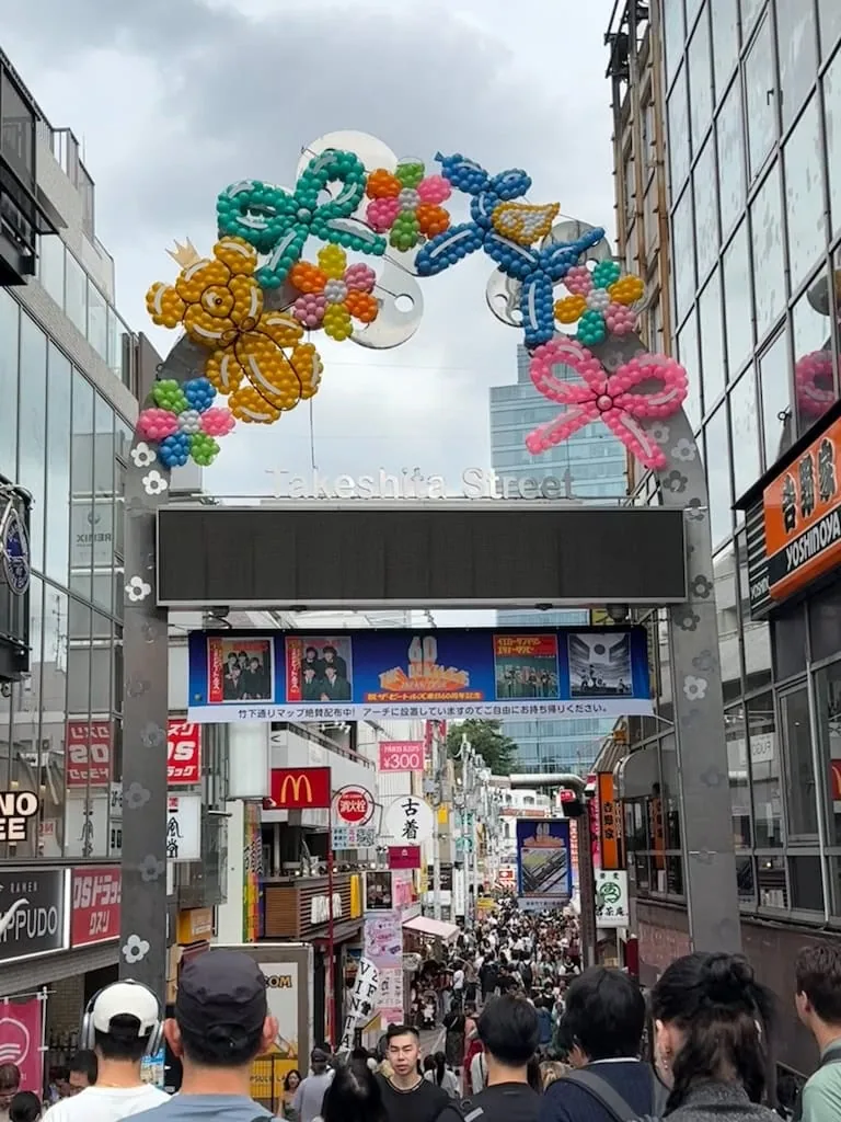 Takeshita Street in Harajuku, Japan