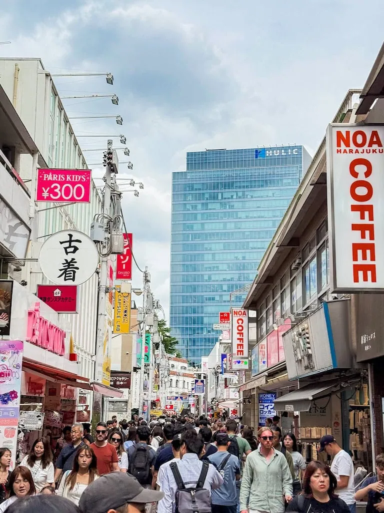 Takeshita Street in Harajuku, Japan